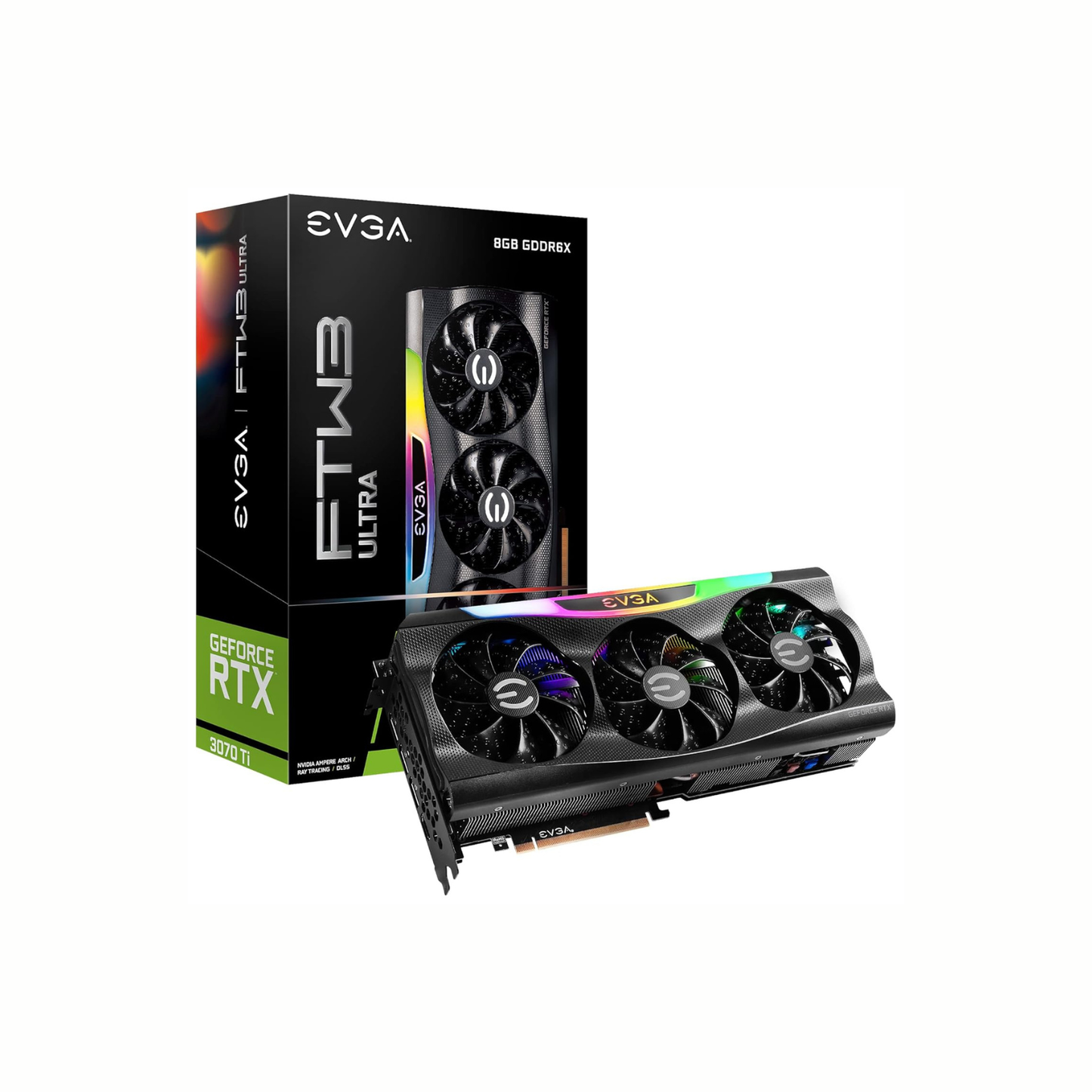 EVGA GeForce RTX 3070 Ti FTW3 ULTRA GAMING 8GB GDDR6X Graphics Card (Refurbished)