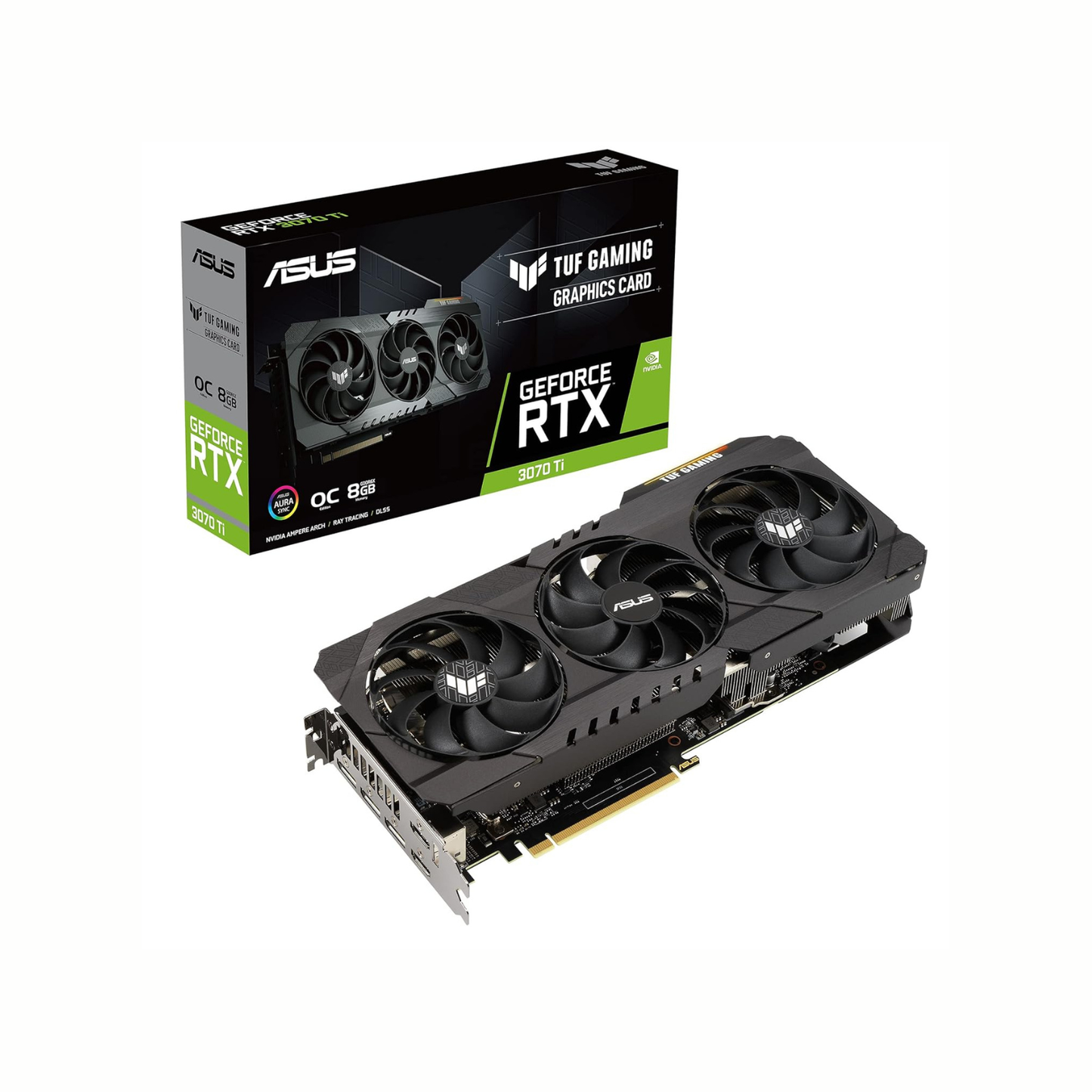 ASUS TUF Gaming NVIDIA GeForce RTX 3070 Ti OC Edition Graphics Card